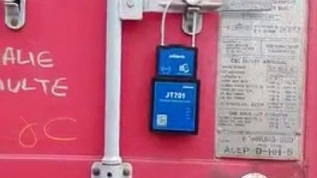 Cerradura GPS inteligente con rastreador de sello electrónico de contenedores para seguimiento de contenedores y solución de seguridad de carga